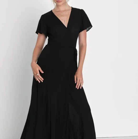 NWT Lulu's wrap dress - Picture 2 of 6